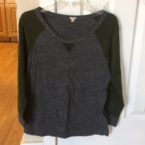 J. Crew Tops - J Crew jersey blouse